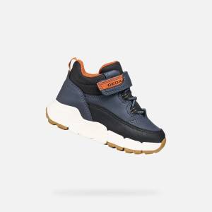 Geox Тъмносиня детска котникова обувка Geox Flexyper Mini Geox | Sin | Момчешки | 24