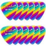Fender 351 Shape Premium M 12 Rainbow Перце за китара (1980351102)