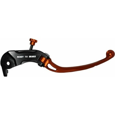 ACCOSSATO Páčka brzdy výklopná ACCOSSATO LV030 in Aluminium For Brake Master Cylinder Ready To Brake oranžová