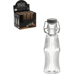 Chomik Стъклена бутилка 270ml кръгла с механичен затвор 67154 (IDE0611)