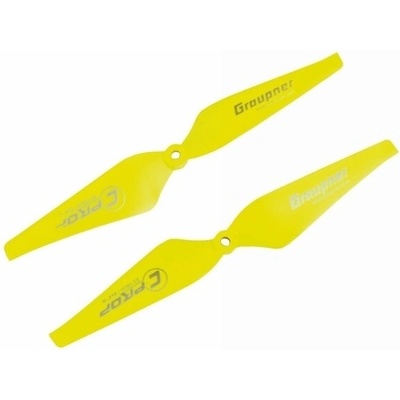 Graupner COPTER Prop 9x4 pevná vrtule 2ks. žluté - 1349.9x4.6
