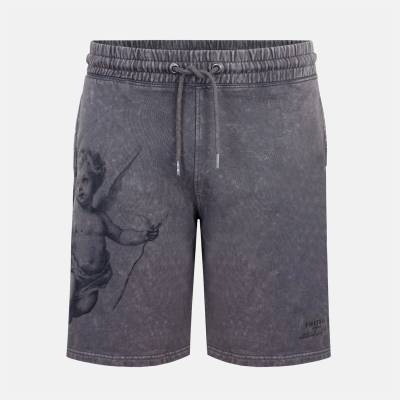 Firetrap Поларени къси панталони Firetrap Men's Cherub Fleece Jogger Shorts - Charcoal