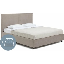 Bonami Selection Myra Bold s úložným priestorom s matracom s roštom taupe