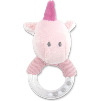 Lorelli Toys ДРЪНКАЛКА КРЪГ ЕДНОРОГ РОЗОВ natural (10191360007)