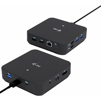 i-Tec USB-C DP Dual HDMI Docking Station with Power Delivery 100 W C31TRIPLEVIDEODPPRO