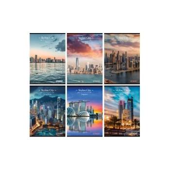 STREET Тетрадка с телчета Skyline А5, 60 листа, широки редове