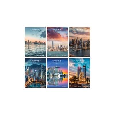 STREET Тетрадка с телчета Skyline А5, 60 листа, широки редове