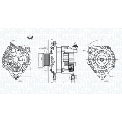 Alternátor MAGNETI MARELLI 063731946010