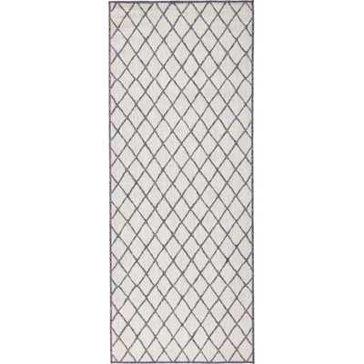 Hanse Home Сив и кремав килим за открито , 80 x 350 cm Malaga - NORTHRUGS (103118-80x350)