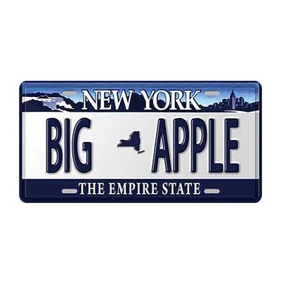 Ceduľa značka New York Big Apple