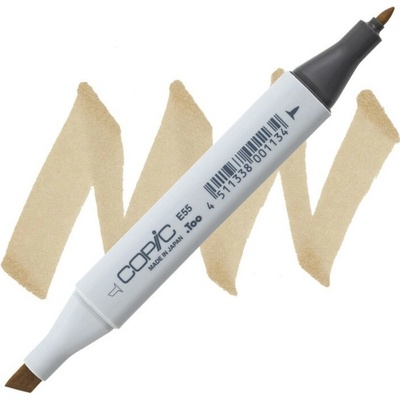 Lihová fixa COPIC Classic oboustranná Fine & Chisel, Light caramel (E55)