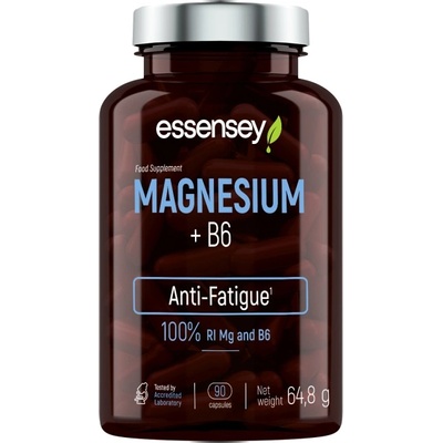 Essensey Magnesium 187.5 mg + B6 [90 капсули]