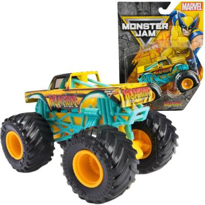 Monster Jam monster truck Marvel Wolverine 1:64
