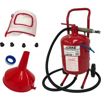 MAR-POL Mobilná pieskovačka 19l s kolieskami 09916