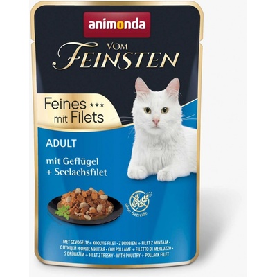 Animonda Vom Feinsten Cat adult drůbeží a tresčí filety 85 g