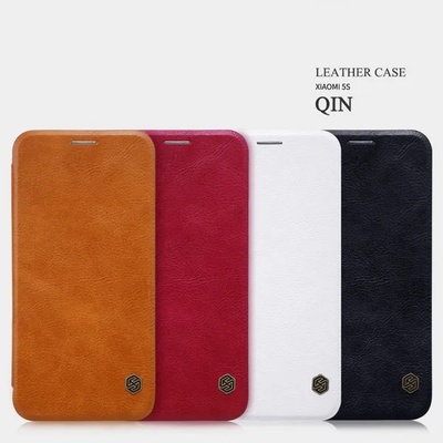 Samsung Galaxy A8 Nillkin Кожен Калъф и Протектор