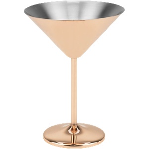Horecano Иноксова чаша за мартини COOPER 250ml Ø12xh16cm (HC-981862) (232164-2) (01981862)
