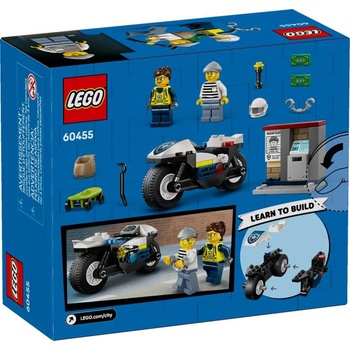 Image 1 of LEGO® City - Police Motorcycle Chase (60455)