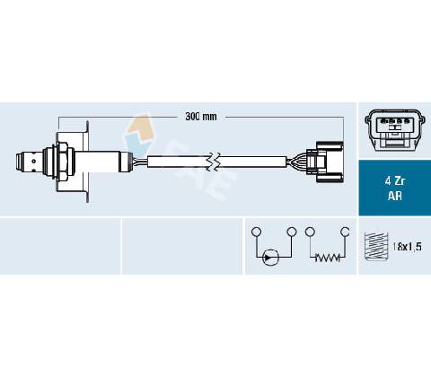 Lambda sonda FAE 75642
