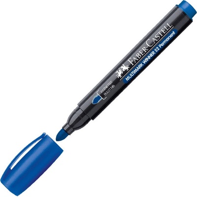 Faber-Castell Перм. маркер Faber-Castell 52 Объл вр Син (1605209-06-1010120112)