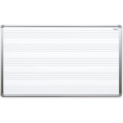 Allboards PL15105L Magnetická tabule 150 x 100 notová osnova PREMIUM PL15105L