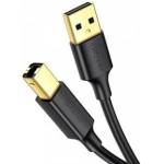 Ugreen US135 USB 2.0 A-B printer cable, gold plated, 3m (black)