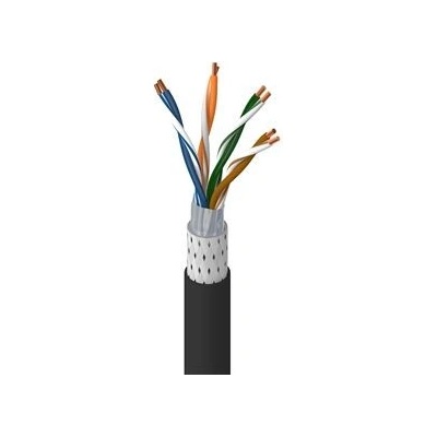 Belden 74001PU.01305 průmyslový cat.5E, SF/UTP, AWG24, drát, PUR plášť, IP67, cívka, 305m, černý