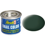 Revell Емайлна боя, Revell, Email Color, Тъмно зелено мат, 14 мл (R32168)