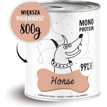 Paka Zwierzaka Pepe mono protein Конско месо (конско месо) 800 г