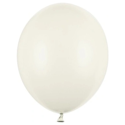 Party Deco Латексови Балони Пастел, Светъл Крем, 12 см