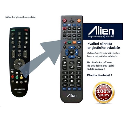 Diaľkový ovládač Alien Grundig RC-GD1