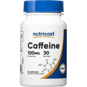 Nutricost Caffeine 100 mg [30 капсули]