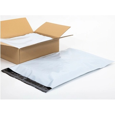 Plastová obálka 400x550 mm | 3XL, bílá - malá paleta 6000 ks