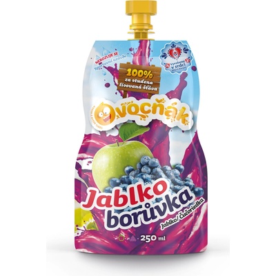 Ovocňák mošt jablko čučoriedka 250 ml