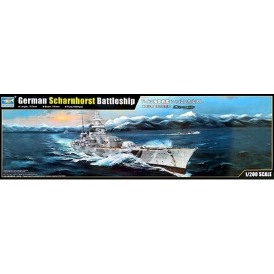 Trumpeter German Scharnhorst Battleship 1:200
