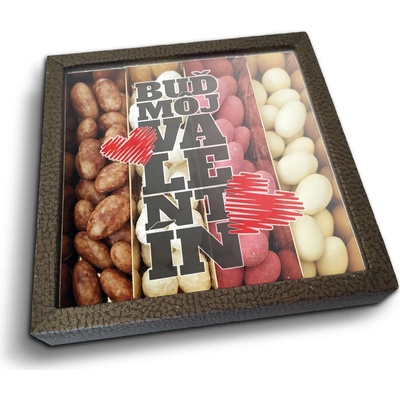 Sablio Mandle v čokoláde Buď môj Valentín 2 4 x 80 g