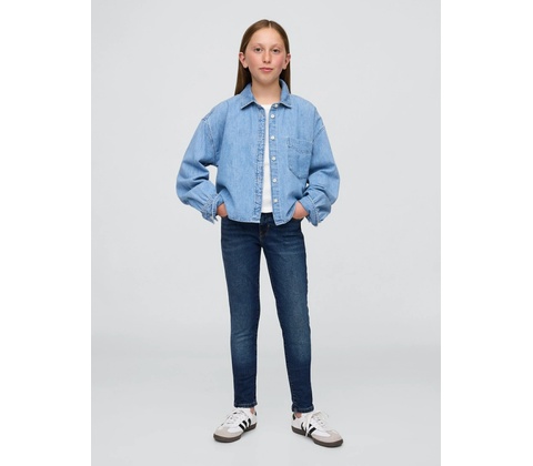 Gap Dětské džíny basic skinny Tmavě modrá
