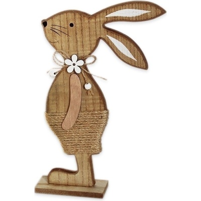 Zajíc dřevo 30cm natural