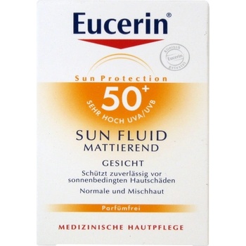 Eucerin Sun zmatňující emulze na obličej SPF50+ 50 ml