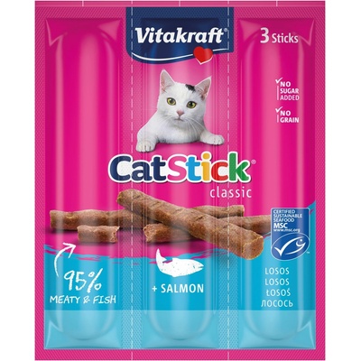 Vitakraft Cat pochoutka Stick mini Losos 3 x 6 g
