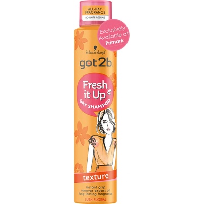 Schwarzkopf Got2b Fresh it up Texture suchý šampón na vlasy 200 ml