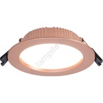 Immax Neo 07330L - LED димируемо вградено таванно осветително тяло DOWN LED/12W/230V Wi-Fi Tuya Ø 12 см розово злато (IM1558)
