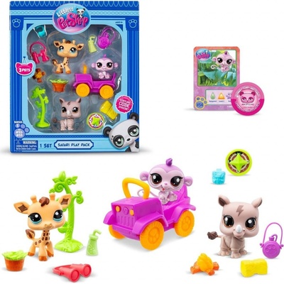 TM Toys Littlest Pet Shop 3 figúrky Safari
