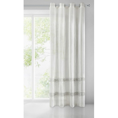 ZÁCLONA ANNE 140X270 CM BIELA