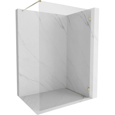 Mexen Lunar душ стенно Walk-in дясно 130 x 200 cm, прозрачно 8 mm, златно - 830-130-000-50-00-P (830-130-000-50-00-P)