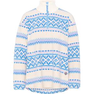 Kari Traa Дамски поларен пуловер Kari Traa Women's Ruthie Midlayer Half Zip Fleece jumper - Ocean (105-5752-0612)