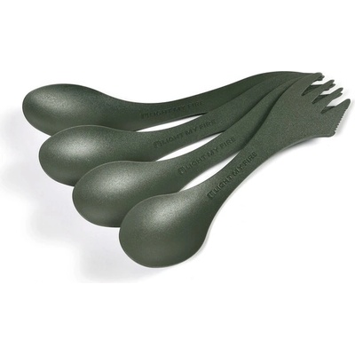 Light my fire Spork multifunkční lžíce originál 4 ks zelená