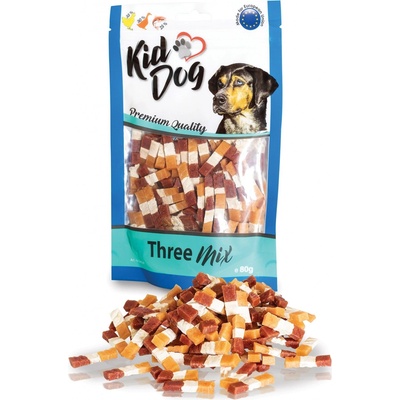 KIDDOG kuřecí a kachní masíčko s treskou 80 g