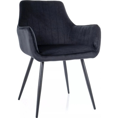 Textilomanie Apple černá Sametová s černými nohami