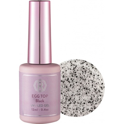 Ruscona EGG Top UV/LED gel na nehty Black 12 ml